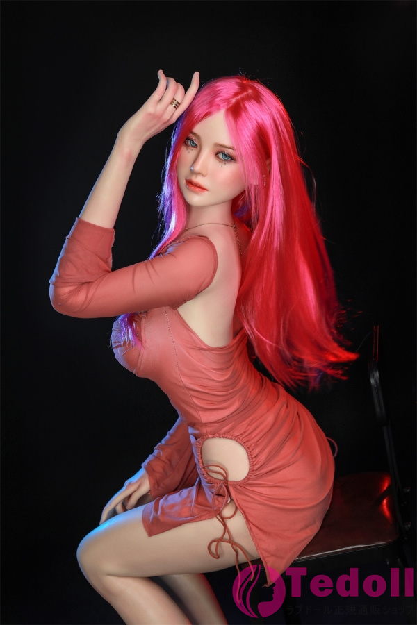 COSDOLL 35番 怜音 168cm赤髪 清楚系美人ラブドール シリコン製 華奢な身体リアルドール Dカップ ノーマル肌