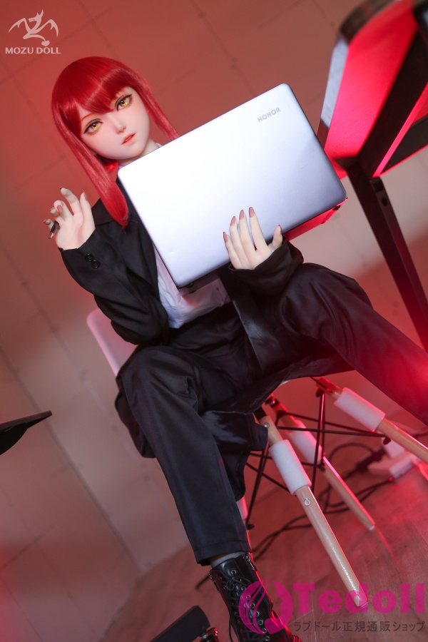 MOZU DOLL魔族人形 玛奇玛 163cm巨乳 OL秘書 等身 大 セックス人形 赤い髪 美しい顔ラブドール TPE製 Hカップ ノーマル肌
