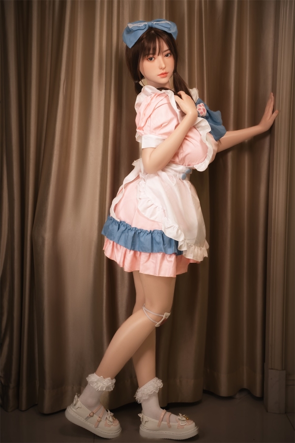 Yearndoll 惠子 163cm超癒し系可愛いメイド姿リアルドール フルシリコン製ラブドール Eカップ ノーマル肌