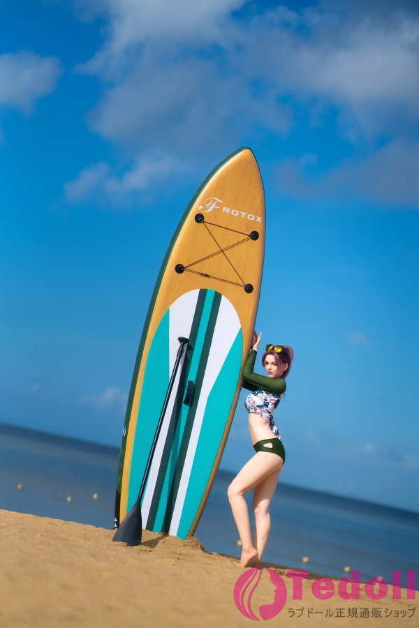 WAX DOLL GE125-1 小采葉 170cm最高級 シリコン製ラブドール サーフィンガール 欧米系 熟女 セックス 人形 アダルトドール Cカップ ノーマル肌