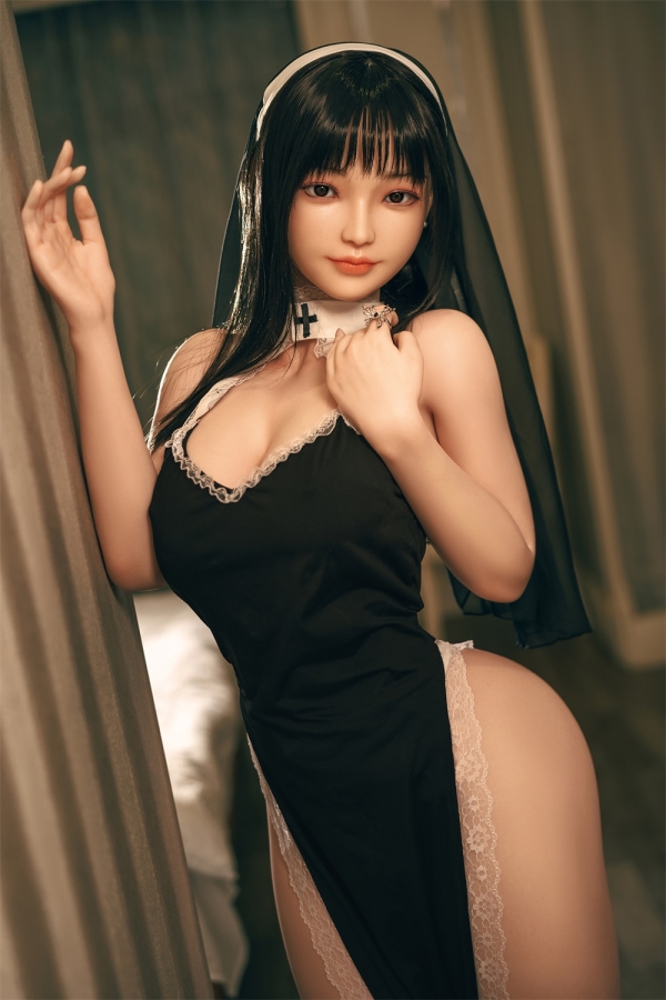 Yearndoll 阿秀 163cmセクシーな修道女 清楚な美人 等身 大 ドール フルシリコン製 Eカップ ノーマル肌