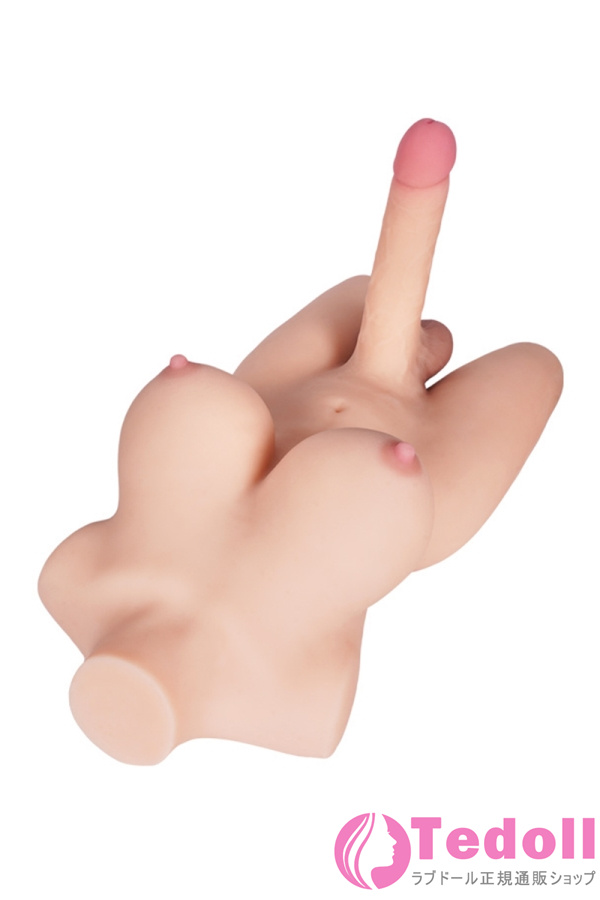 Tantaly Sarinaトルソー 54cm 9kg 巨根女装男性の上半身のセックスドール Shemale ふたなり ニューハーフ ラブドール ペニス付き TPE製 ホワイト肌