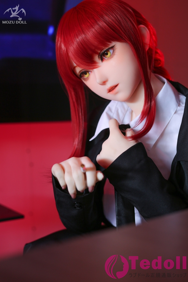 MOZU DOLL魔族人形 玛奇玛 163cm巨乳 OL秘書 等身 大 セックス人形 赤い髪 美しい顔ラブドール TPE製 Hカップ ノーマル肌
