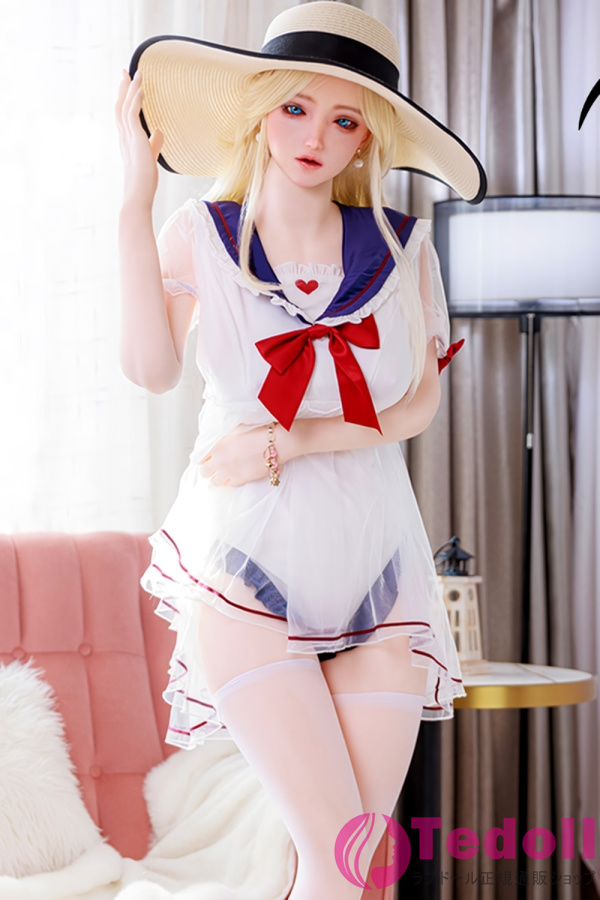 MOZU DOLL魔族人形 薇薇安 163cm夏の恋人 水着美女 ラブドール 金髪ビーチ女性 リアル ドール 掲載画像はシリコンヘッド+TPEボディ Hカップ ノーマル肌