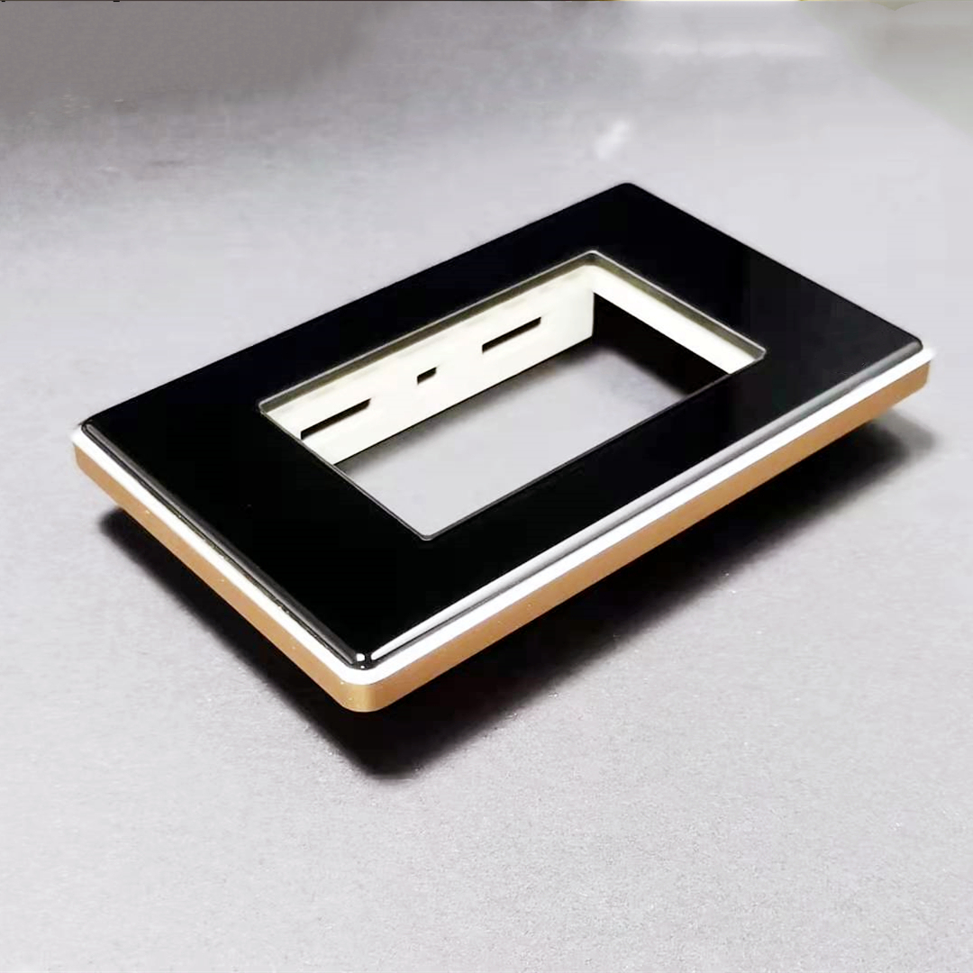 Rectangular 120 * 74mm wall socket module fixed shell-Zhaotesi