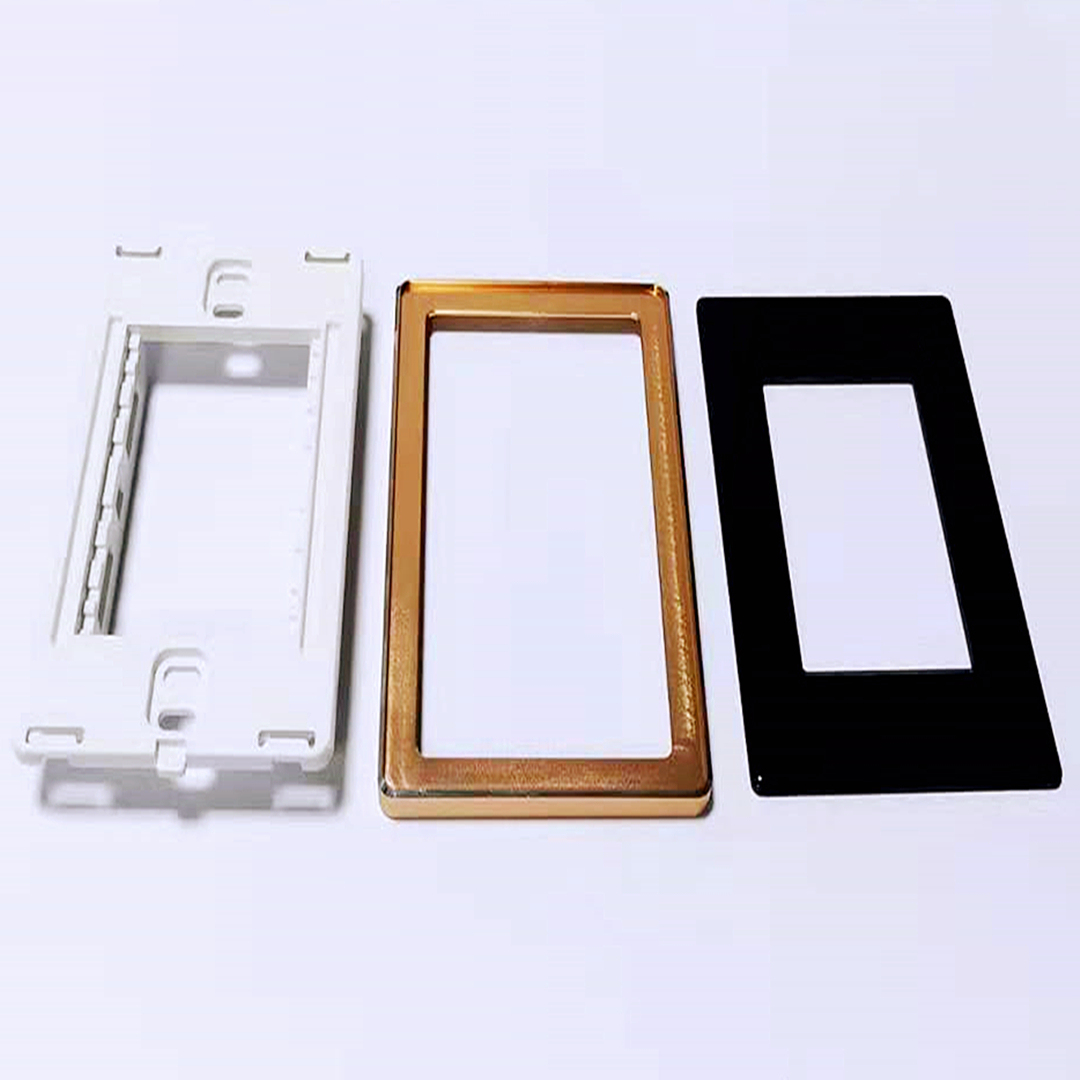 Rectangular 120 * 74mm wall socket module fixed shell-Zhaotesi