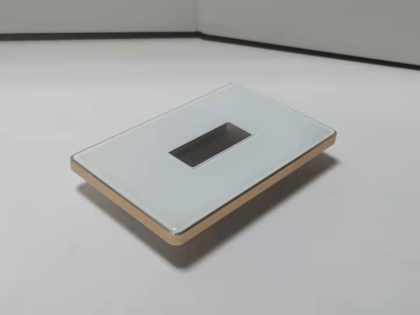 Rectangular 120 * 74mm wall socket module fixed shell-Zhaotesi