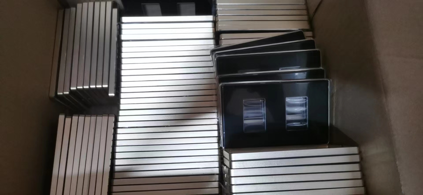 Rectangular 120 * 74mm wall socket module fixed shell-Zhaotesi