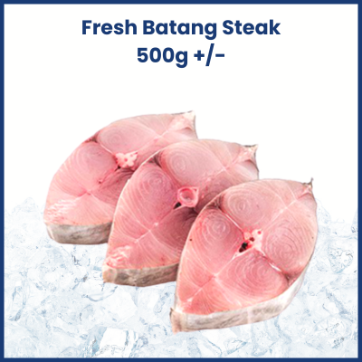 Fresh Batang Steak (Random Part - 500g +/-) 新鲜巴当鱼切块