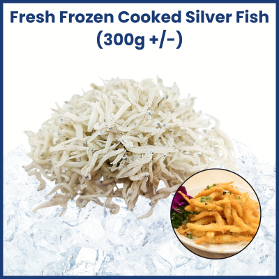 [PAN ROYAL] Fresh Frozen Sea Caught Cooked Silver Fish (300g +/-)