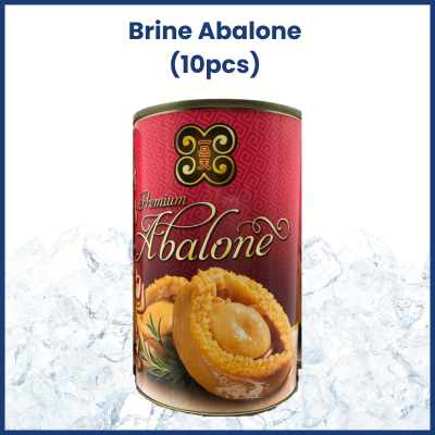 Abalone In Brine 180g (10pcs) 清汤 (PINK)