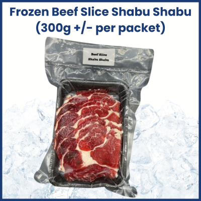 Frozen Beef Slice Shabu Shabu 300g +/-