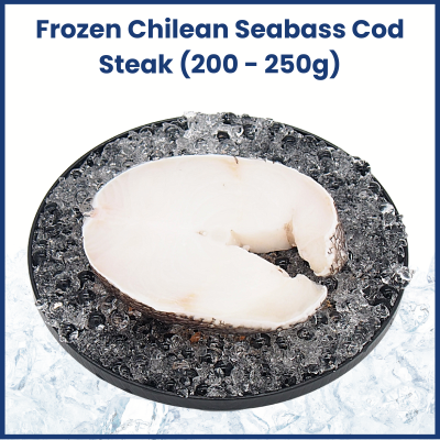 Frozen Chilean Seabass Cod Steak 200/250g +/- 鳕鱼片