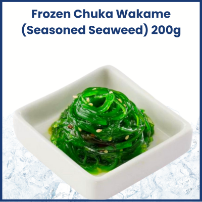 Frozen Chuka Wakame (Seasoned Seaweed) 200g +/- 日式凉拌海带丝 BB: 25 April 2023