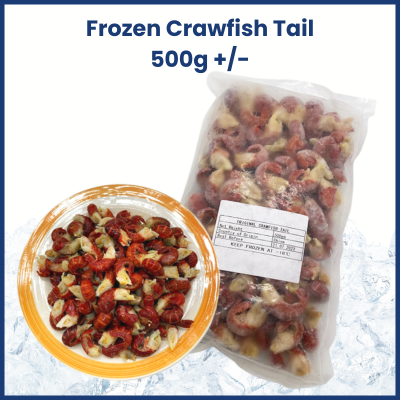 Frozen Crawfish Tail (小龙虾尾) Nett 500g
