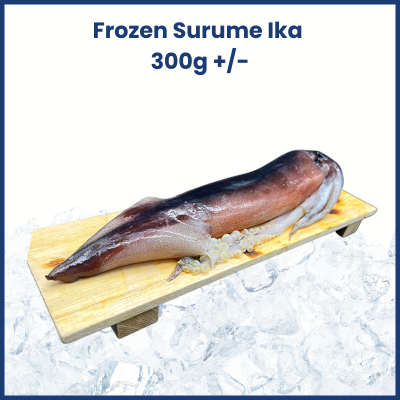 Frozen Surume Ika Japanese Flying Squid Seafood 鯣烏賊 (M Size) 300g +/-