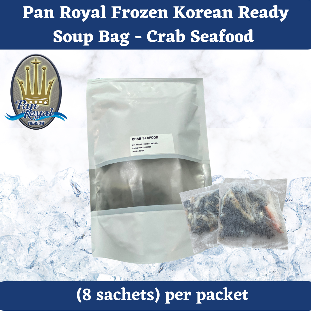 (BUY 1 FREE 1) [Pan Royal] Korean Ready Soup Bag - Crab Seafood (Freezer/冰箱)