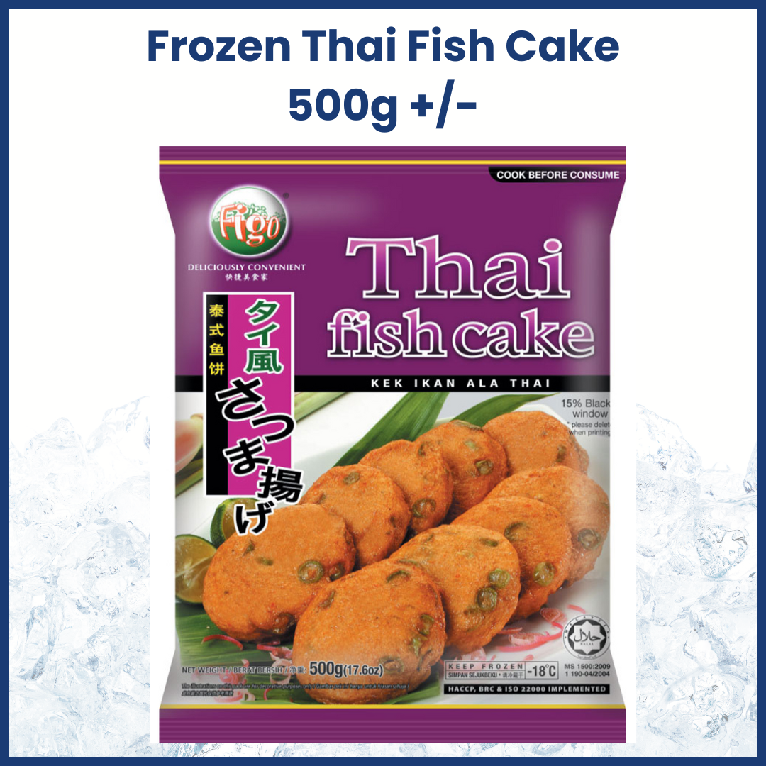Frozen Thai Fish Cake 500g +/- 泰式鱼饼