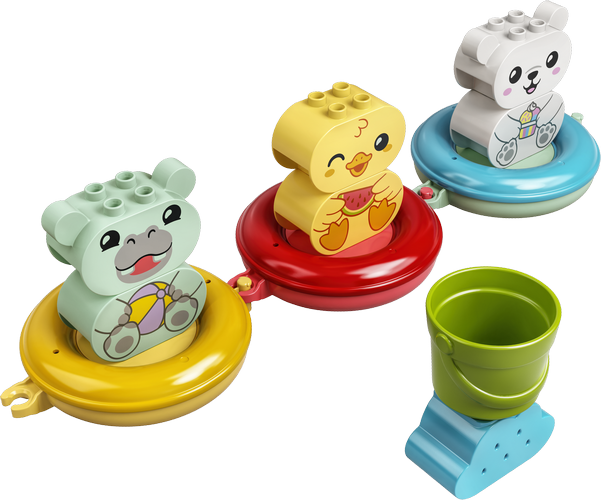 10965 Bath Time Fun: Floating Animal Train