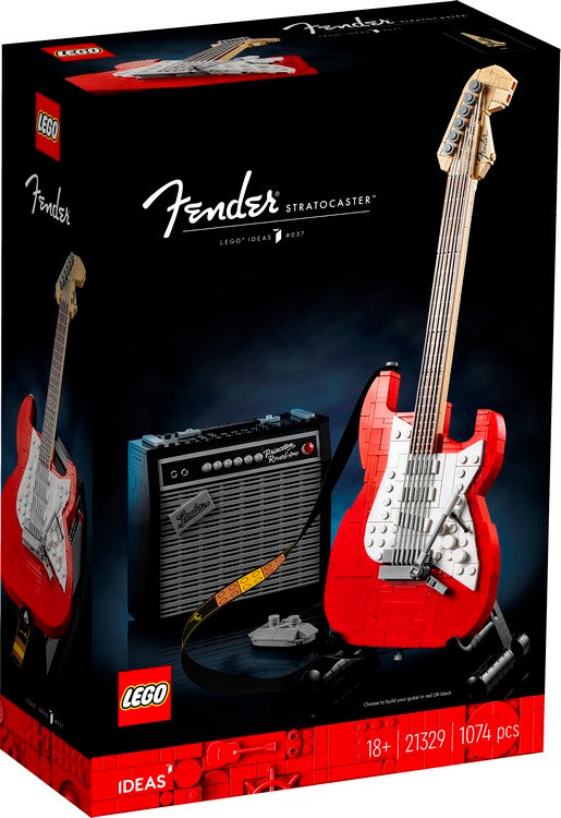 Ideas Fender Stratocaster 21329 Guitar and Amplifier newest set - NEW Sealed Box