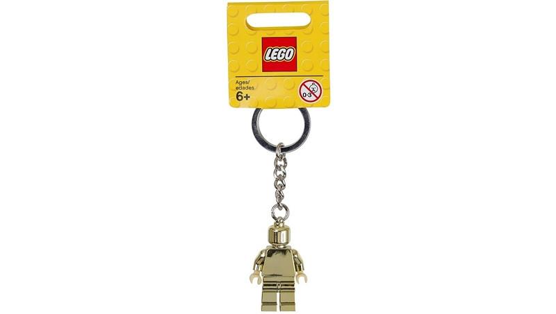 850807 Keychain Minifigure Gold