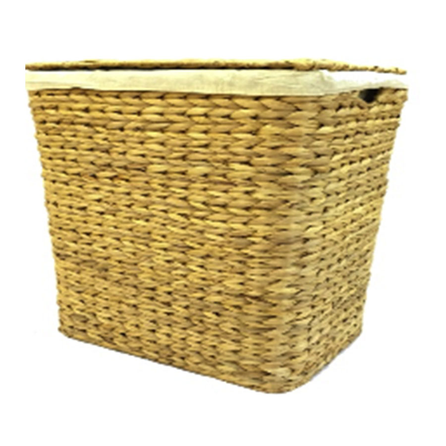 CS- Vepro, Water Hyacinth Laundry Basket W Linen (WW-LDY031)