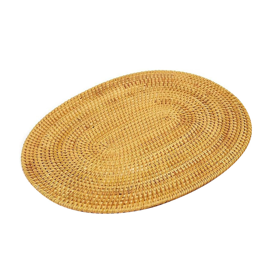 Hayes, Placemat Rattan L40xW30cm- Oval
