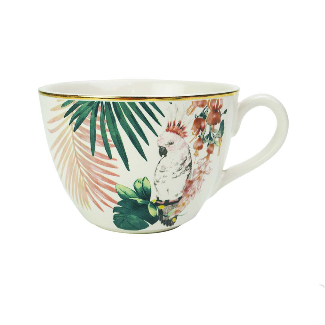 Flamingo, Tea Cup 396- White Bird