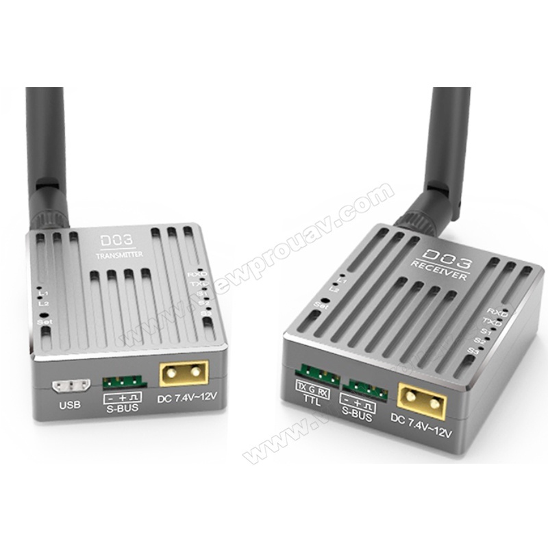 Dual link radio a data link transmission transmit remote control signal and digital signal simultaneously for UAV-Viewpro