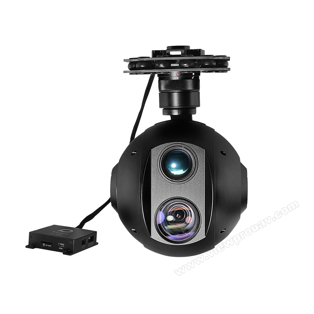 Q30TIR 3-axis Gimbal Payload SONY 30x Zoom Camera 640*480 IR Thermal Image Sensor-Viewpro