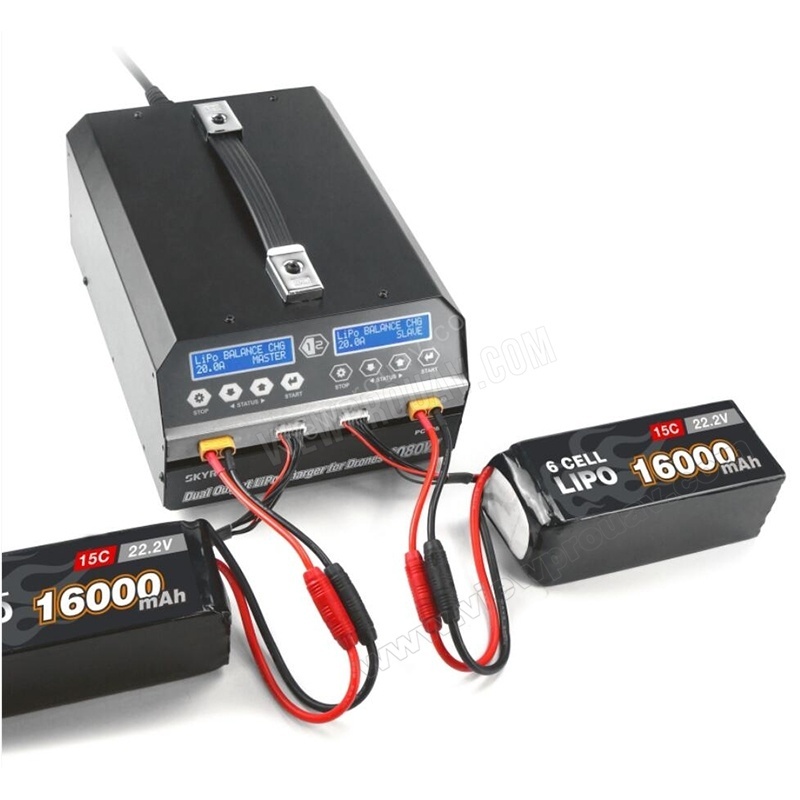 Drone SKYRC PC1080 Dual Channel Charger 1080W 20A Lithium Battery Charger Product Image_02