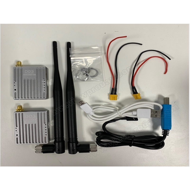 Dual link radio a data link transmission transmit remote control signal and digital signal simultaneously for UAV-Viewpro
