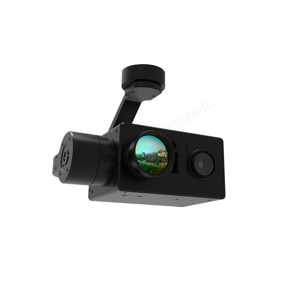 Micro Z10TIRM Lightest Triple-sensor EO+IR+ Laser Rangefinder Gimbal Camera-Viewpro