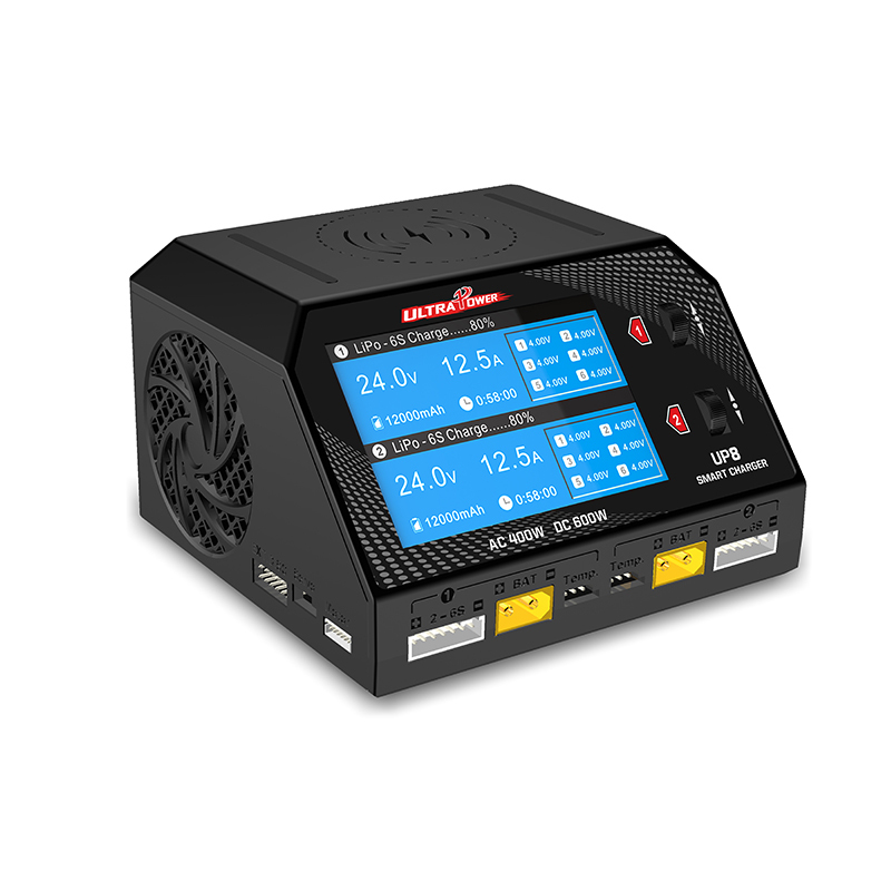 UP8 600W Dual Channels Battery Charger Ultra Power Charger Product Image_01