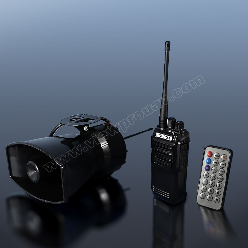 VM02S UAV Wireless Long Range Megaphone Supports Pre-record-Viewpro