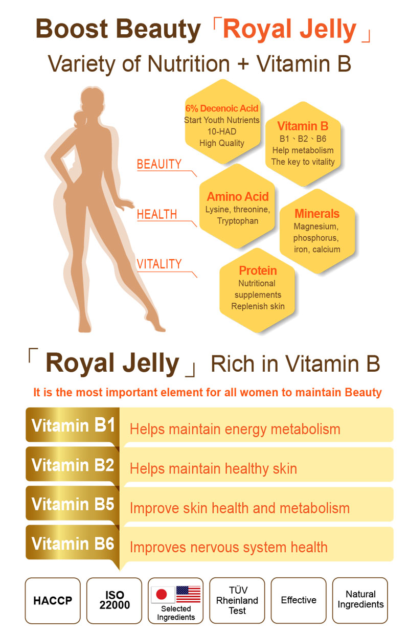 Taiwan No.1 Angel LaLa Royal Jelly/Sesamin/Insomnia/CoQ10/Vitamin E