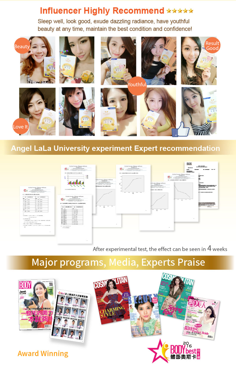 Taiwan No.1 Angel LaLa Royal Jelly/Sesamin/Insomnia/CoQ10/Vitamin E