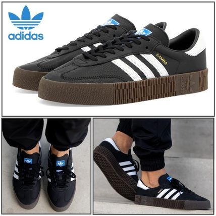 adidas スニーカー adidas Sambarose Black White Gum B28156