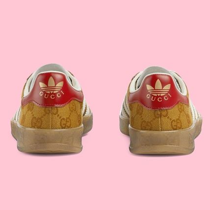 GUCCI スニーカー 人気コラボ GUCCI adidas ガゼル ウィメンズスニーカー(5)