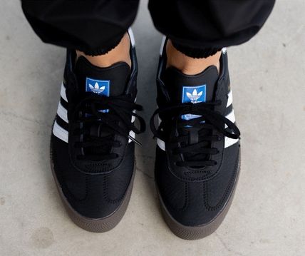 adidas スニーカー adidas Sambarose Black White Gum B28156(11)