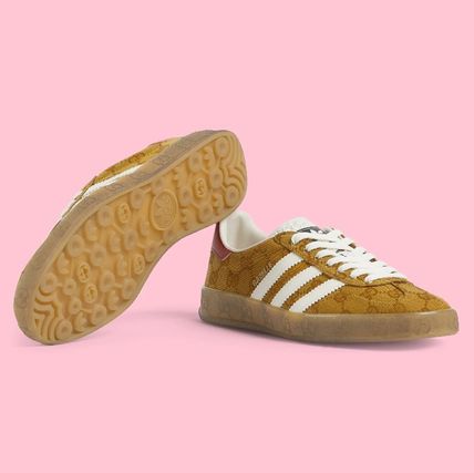 GUCCI スニーカー 人気コラボ GUCCI adidas ガゼル ウィメンズスニーカー(6)