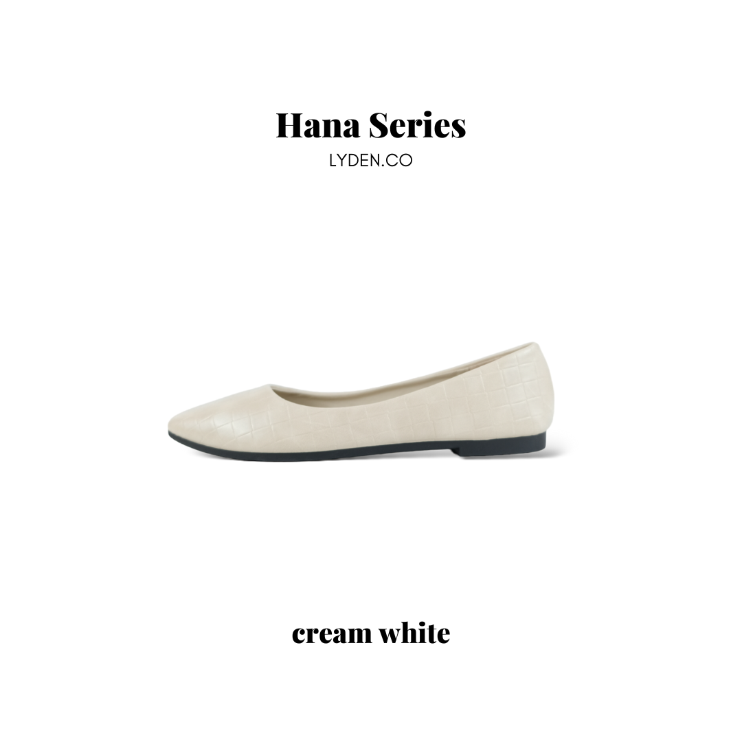 Lyden Hana Series Flats - White