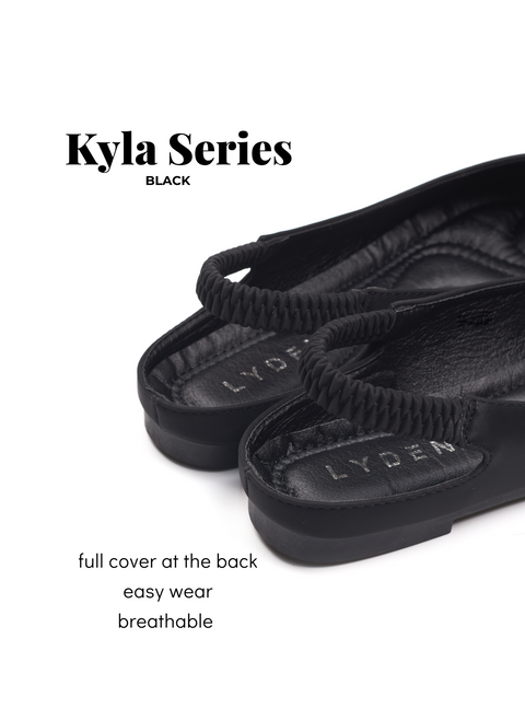 Lyden Kyla series flat (Premium flat) in black (Pre-Order 20 days)