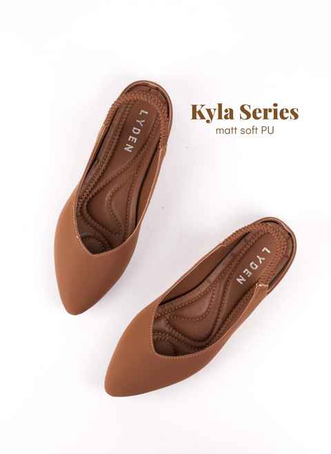 Lyden Kyla series flat (Premium flat) in coffee (Pre-Order 20 days)