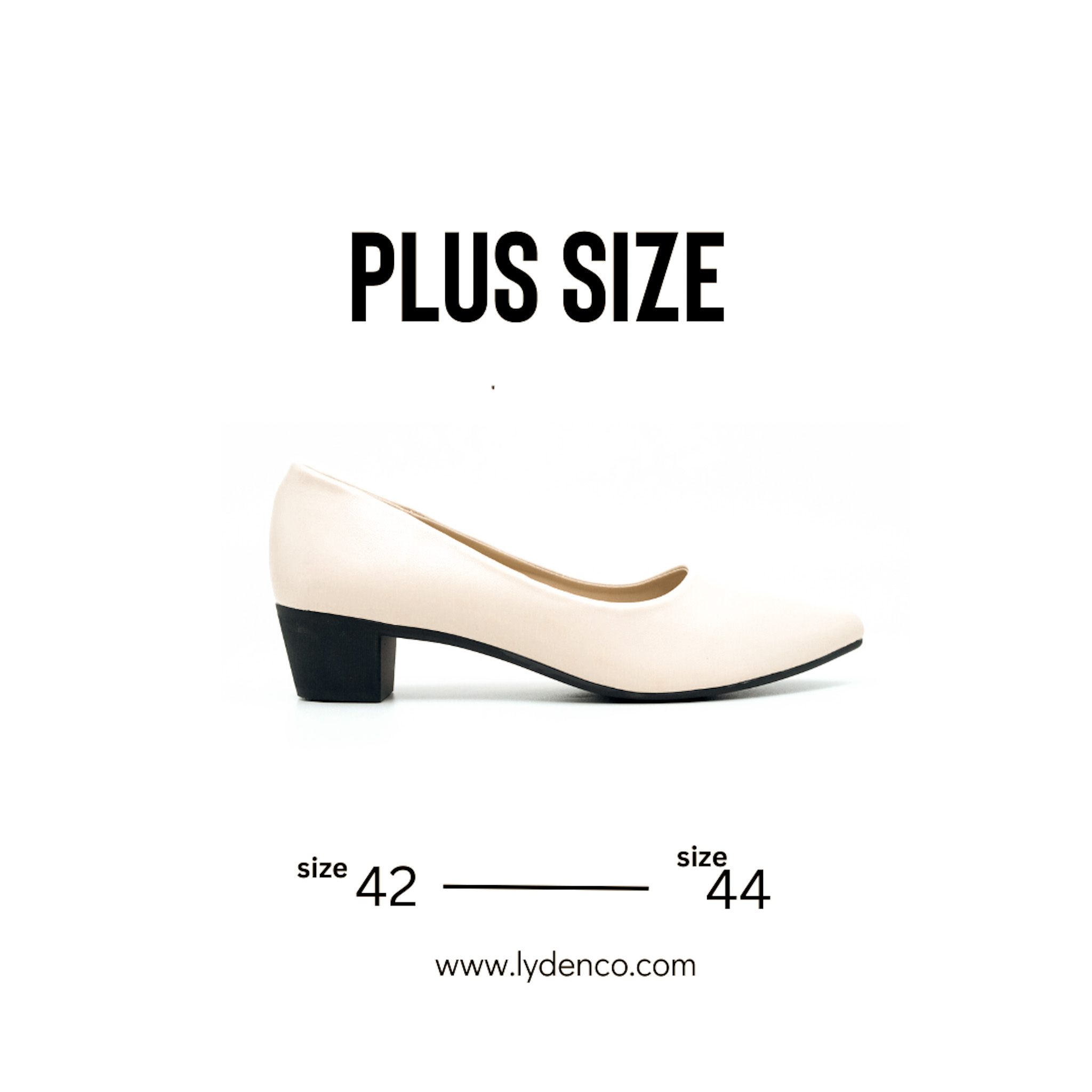 Lyden Plus Size - Freya series 4cm pump heels