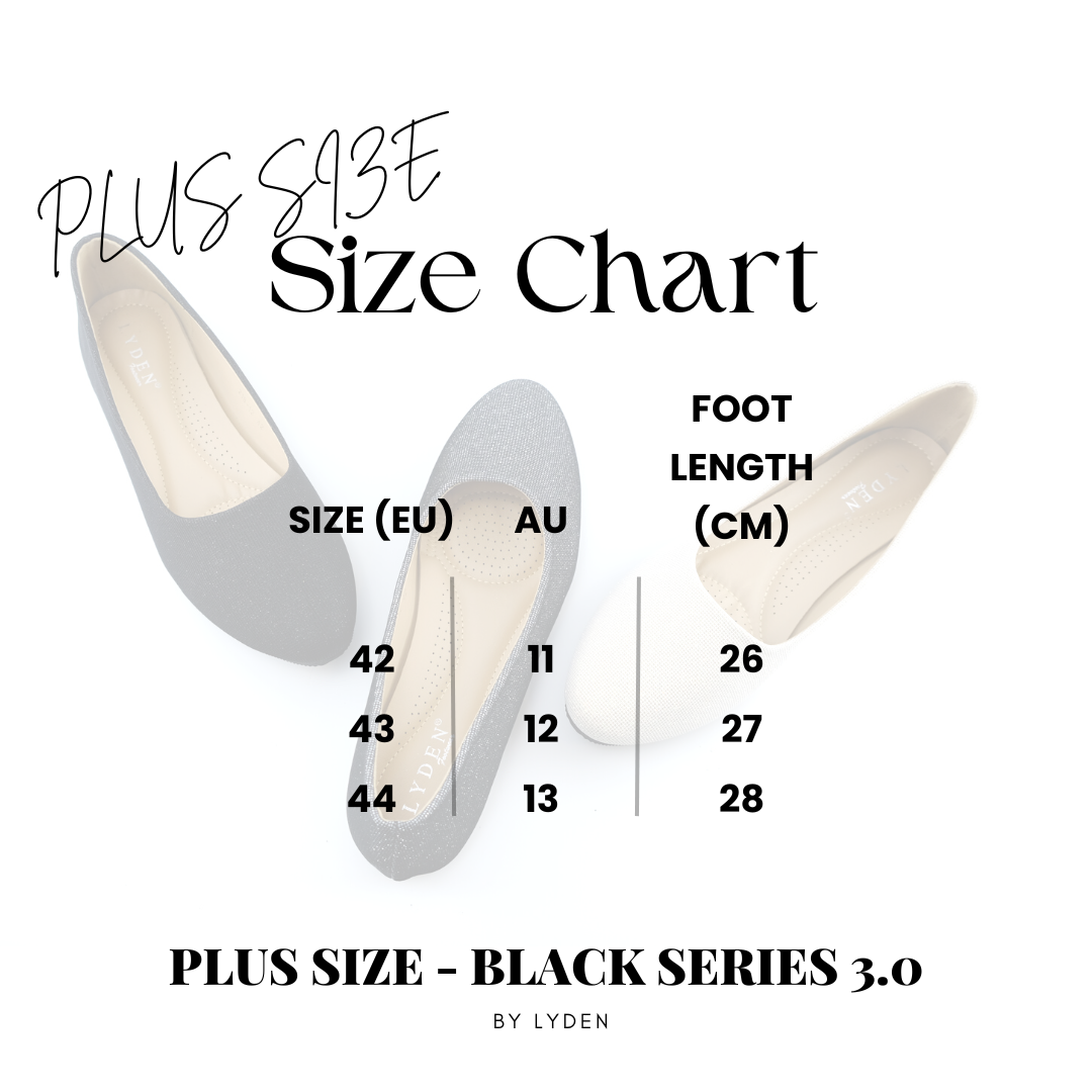 Lyden Plus Size - Black Series 3.0 Flats