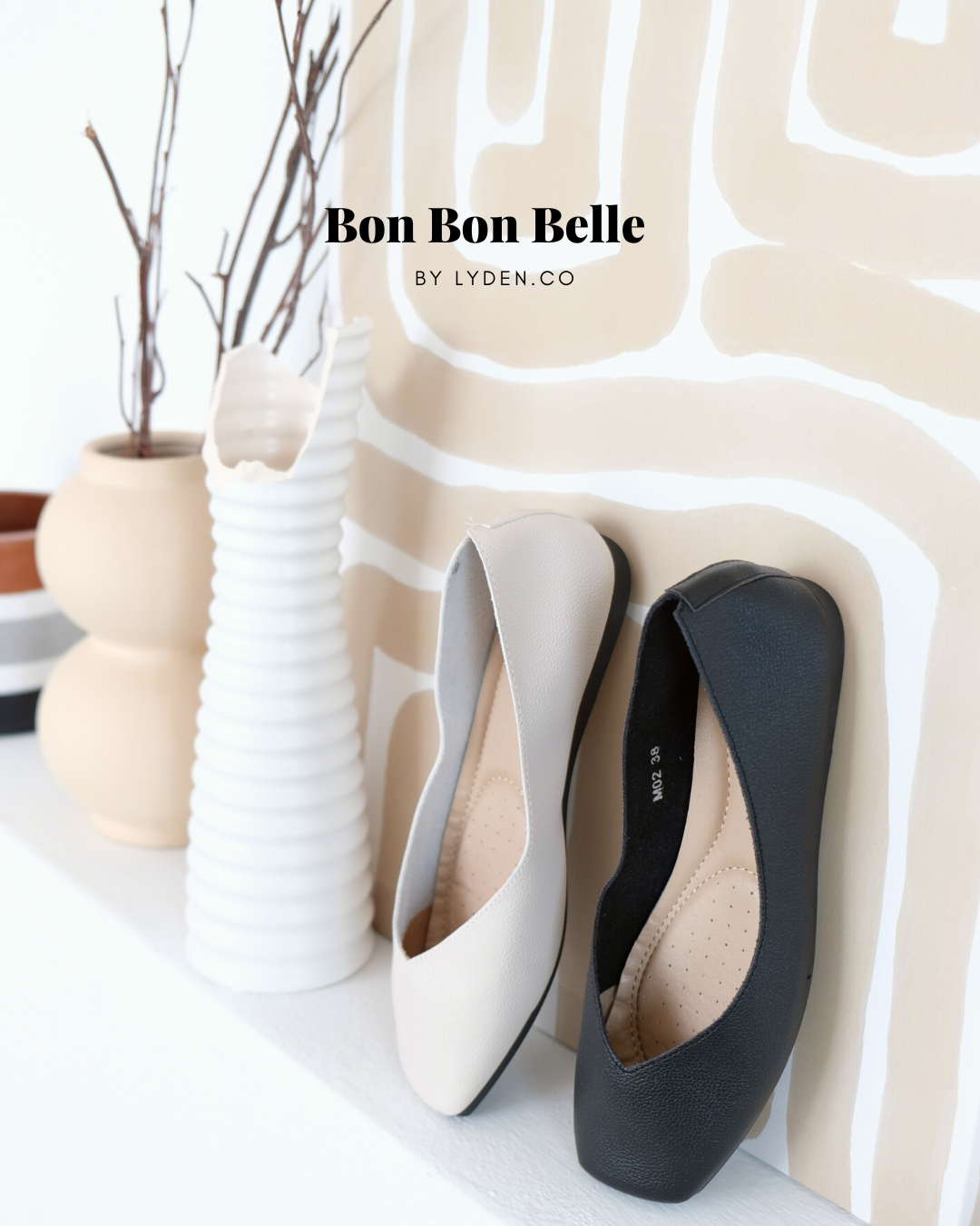 Lyden Bon Bon Belle Flats - Beige