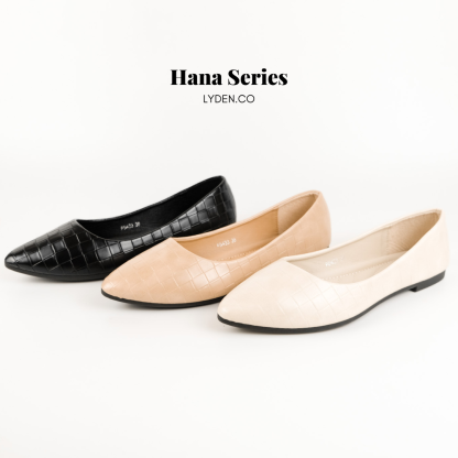 Lyden Hana Series Flats - Classic Black