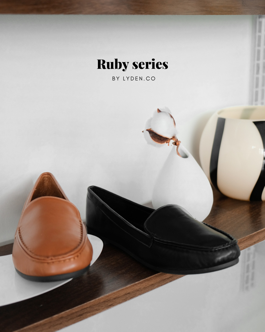 Lyden Ruby Series Moccasins - Classic Black