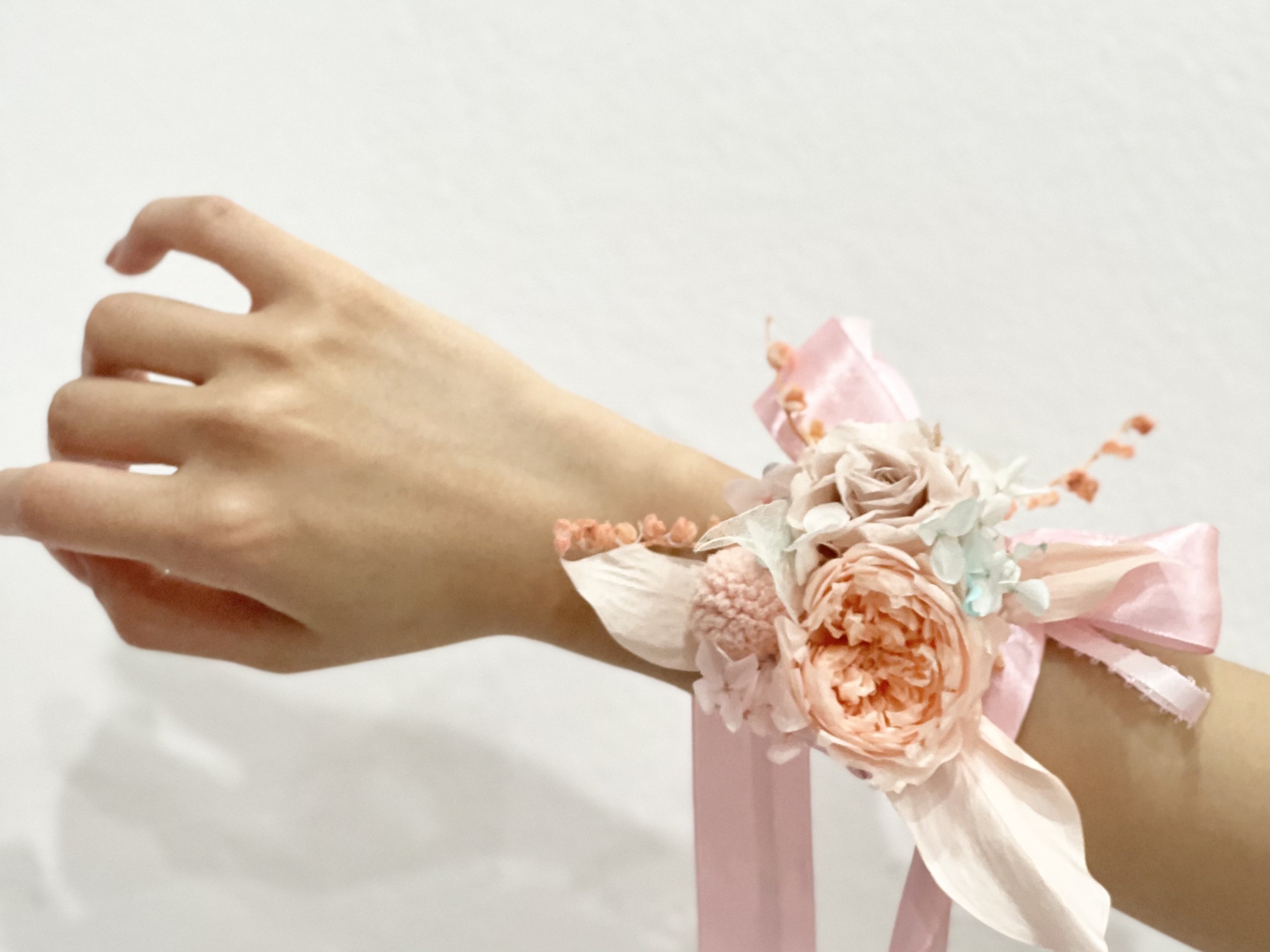 Bridal Wrist Corsage (Preserved)